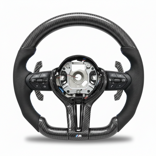 M-Sport Full Carbon & RPM LEDs Steering Wheel Bmw F-Series