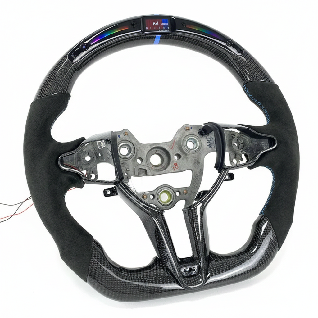 Carbon Steering Wheel with RPM LEDs i20 / i30