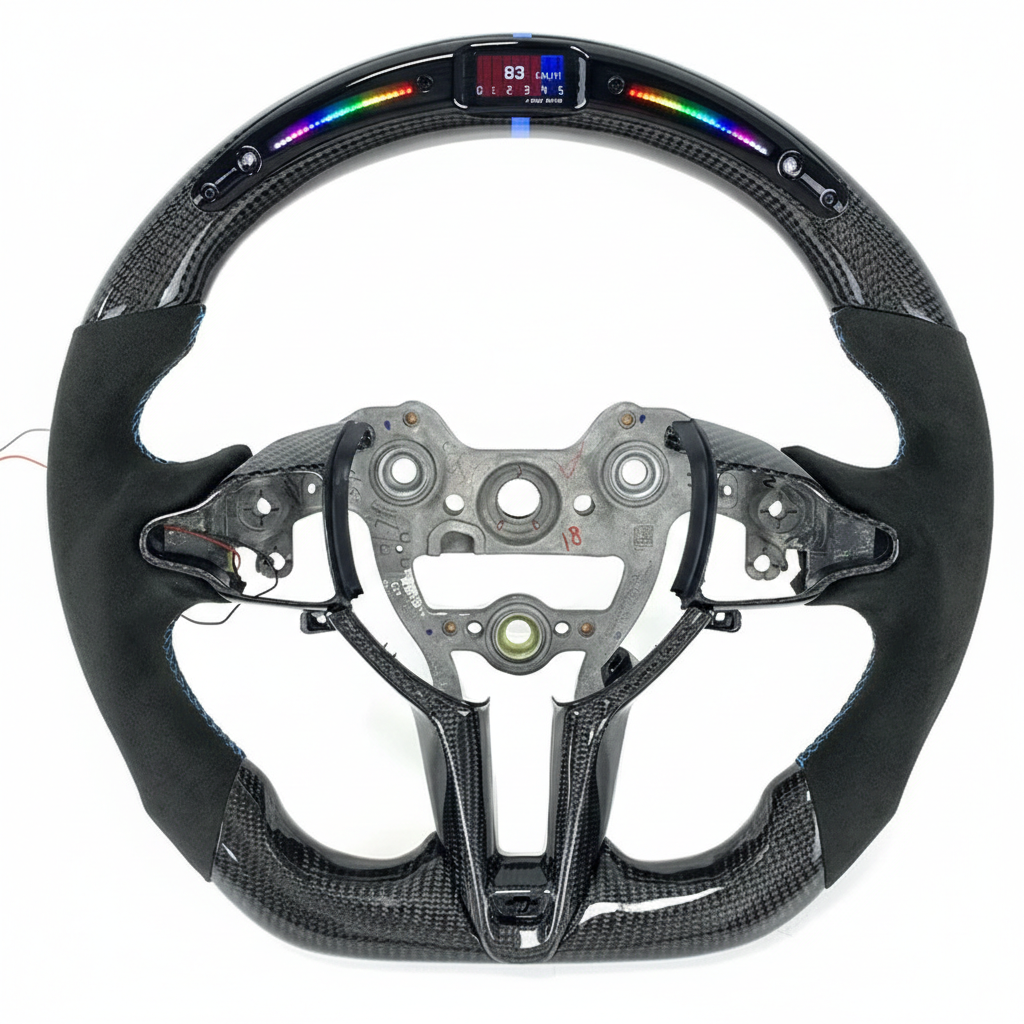 Carbon Steering Wheel with RPM LEDs i20 / i30