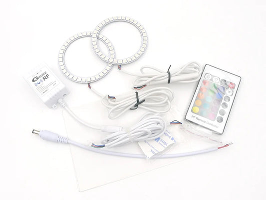 Kit Angel Eye RGB for Abarth 500 , here is everything inside the angel eye kit- M-Pure Dynamics
