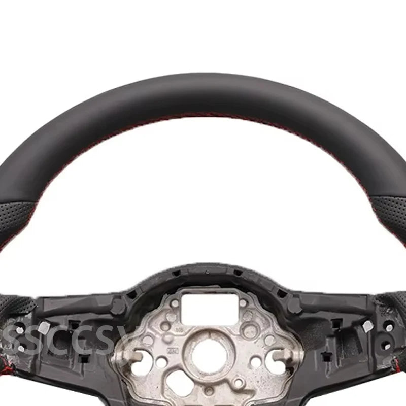 Leather Steering Wheel for Golf 7-7.5 here the photo shows the Leather Steering Wheel Upclose- M-Pure Dynamics