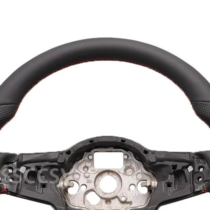 Leather Steering Wheel for Golf 7-7.5 here the photo shows the Leather Steering Wheel Upclose- M-Pure Dynamics