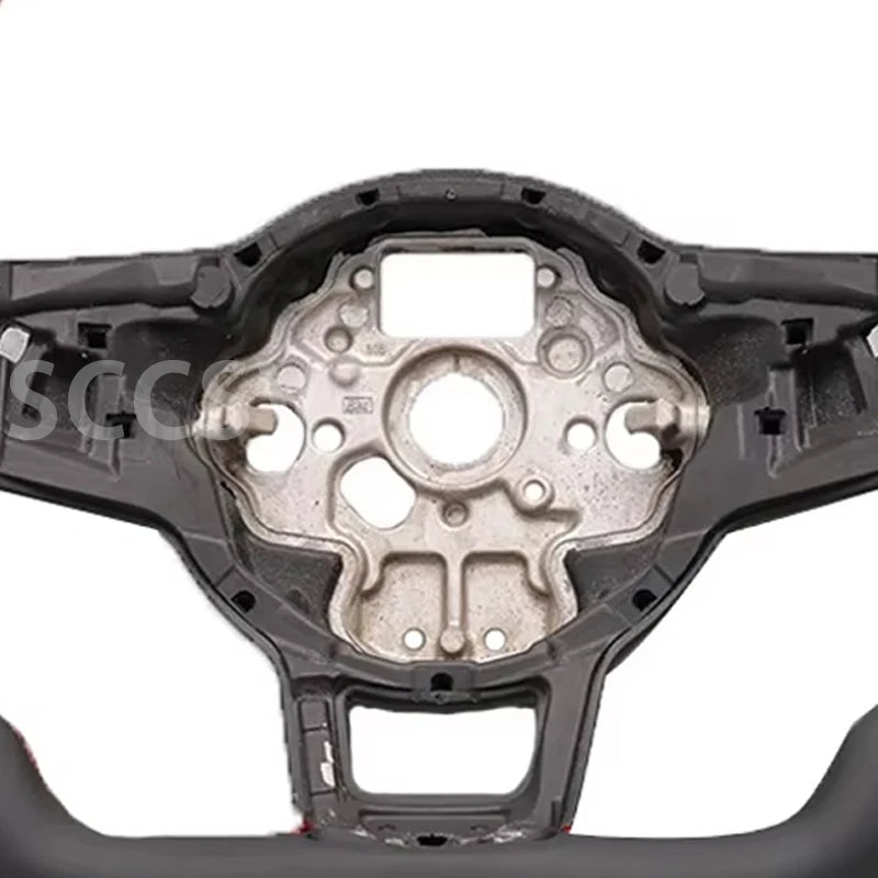 Leather Steering Wheel for Golf 7-7.5 here the photo shows the Leather Steering Wheel Upclose- M-Pure Dynamics
