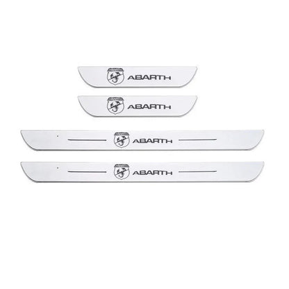Front and Rear Door LED Sill Plat for Abarth - M-Pure Dynamics