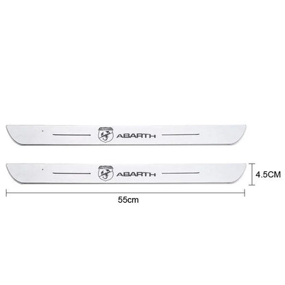 Front and Rear Door LED Sill Plat for Abarth - M-Pure Dynamics