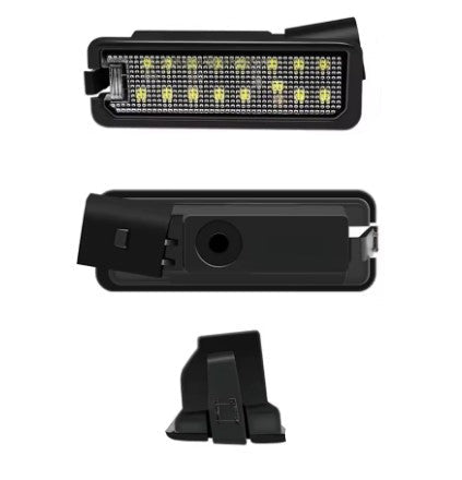 License Plate LED 2pz light for Volkswagen Polo 6N2 9N 6R 6C Passat B6 B7 B8, the photo shows the dimensions of the product - M-Pure Dynamics