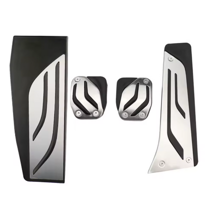 Metal Pedal Cover for BMW 1 2 3 4 F20 F21 F22 F23 F24 F30 F31 F32 F33 F34 F35 F36 F80 F82 F83 E81 E82 E88 E90 E91 E92 E93, the photo shows the metal cover of the pedals - M-Pure Dynamics