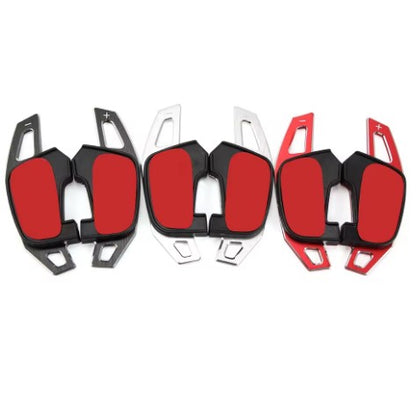 Paddle Shifter adhesive Per VW Golf 7 7.5 GTI MK7 GTE GTD RLINE POLO Scirocco, the photo shows the different types of paddle shifter with the different colors- M-Pure Dynamics