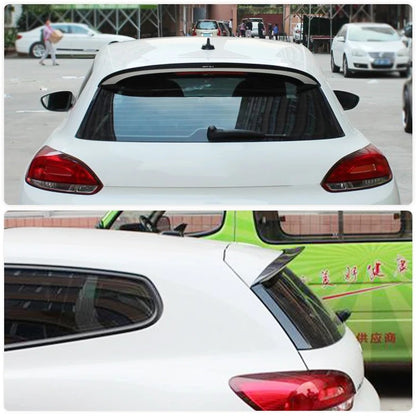 Carbon Spoiler for Volkswagen VW Scirocco Standard Non R 2010-2014, here the photo shows the spoilers mounted on the car - M-Pure Dynamics