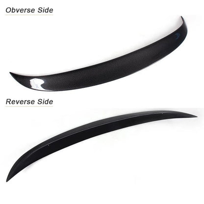Carbon Spoiler for Volkswagen VW Scirocco Standard Non R 2010-2014.here the photo shows the carbon fiber style of the spoiler with both the front and the back - M-Pure Dynamics