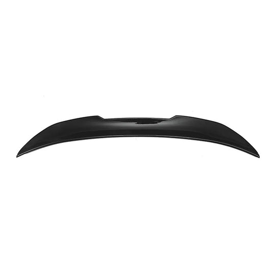 This Photo shows the spoiler mounted in the glossy black Color