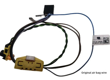 POLO Multifunction Steering Wheel Support OEM:6 c0 959 442 here the photo shows that our product has the original air bag wire - M-Pure Dynamics
