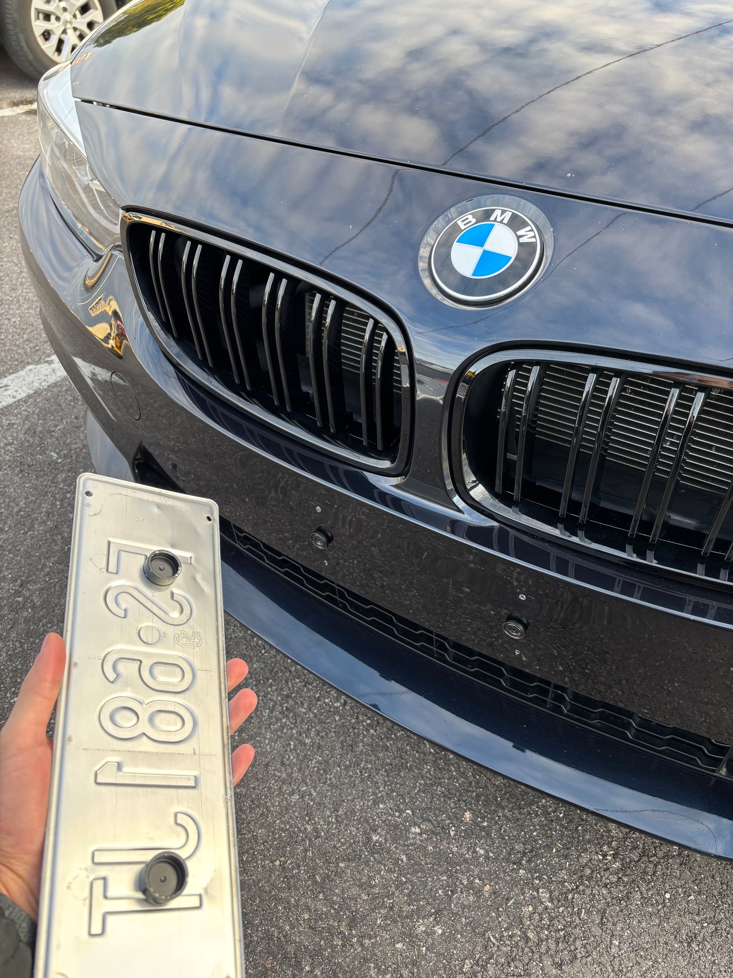 MPure Magnetic number plate holders