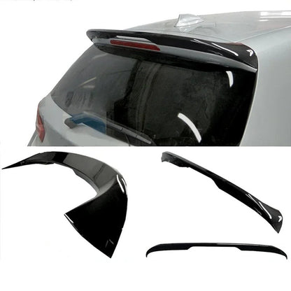 Car spoiler for BMW 1 Series F20 F21 Hatchback with close-up details on a white background.