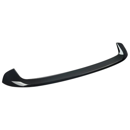 Black car spoiler on a white background